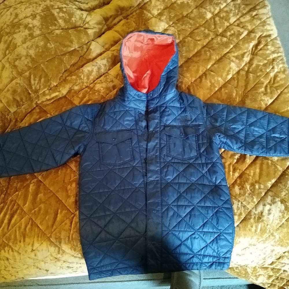 North Face hooded puffer jacket